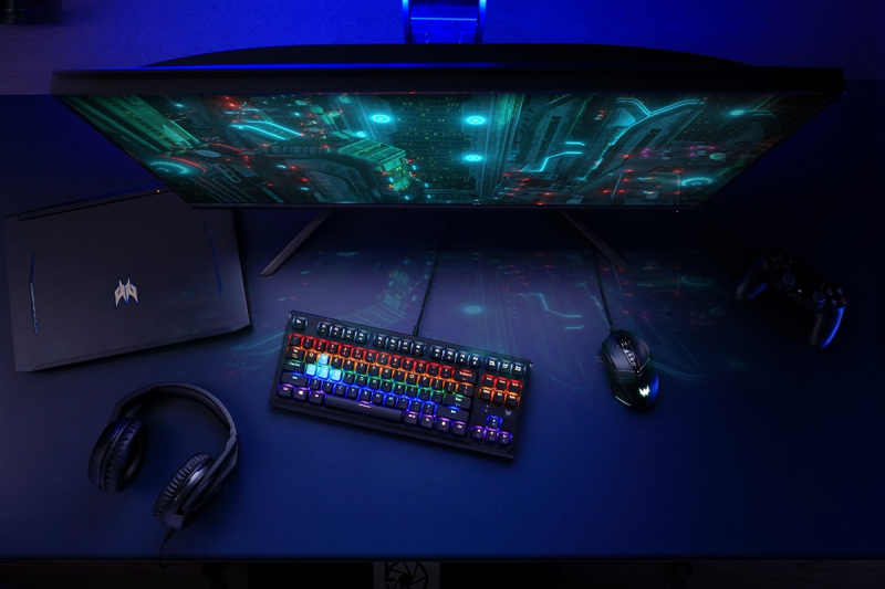 Acer Predator AETHON 301 TKL Mechanikus Gamer Billentyűzet  - Angol kiosztás