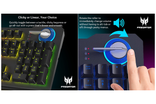 Acer Predator AETHON 700 Mechanikus Gamer Billentyűzet  - Angol kiosztás